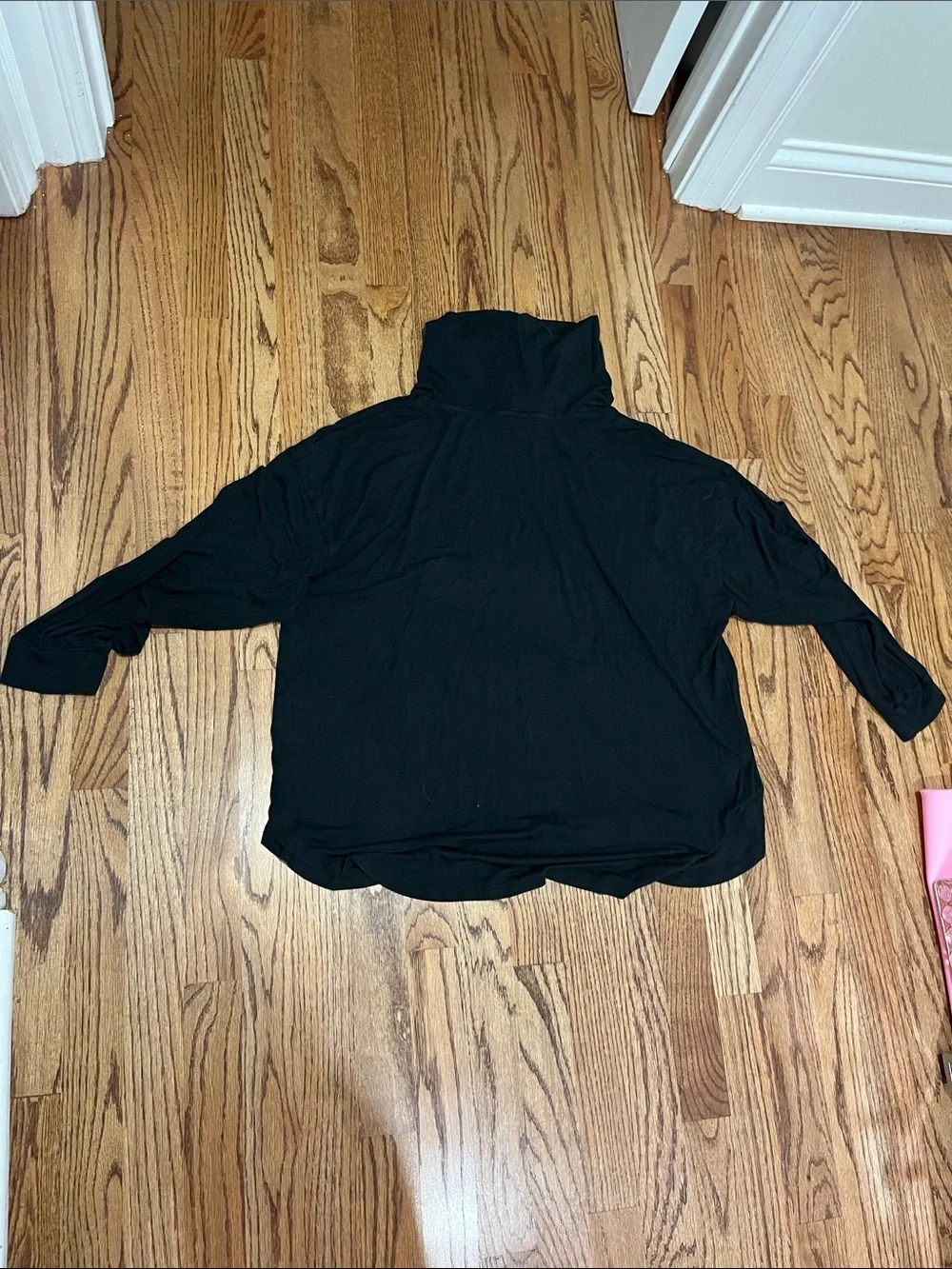 Victoria's Secret Black Hooded Modal Lounge Top & Shorts Set